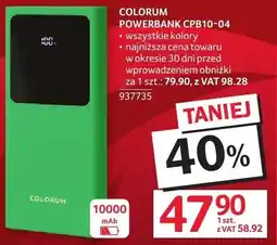 Selgros Powerbank COLORUM CPB10-04 10000 mAh oferta