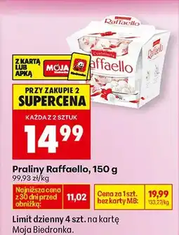 Biedronka Praliny Raffaello oferta