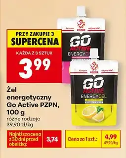 Biedronka Żel energetyczny, różne rodzaje oferta