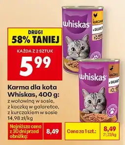 Biedronka Karma mokra dla kotów, różne rodzaje oferta