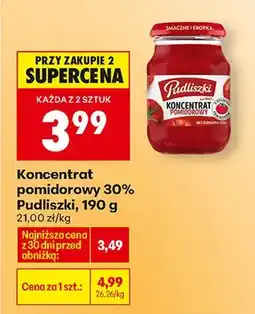 Biedronka Koncentrat pomidorowy 30% oferta