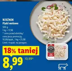 Lidl Flaki wołowe oferta