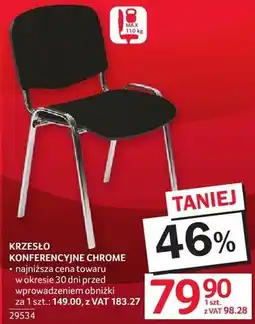 Selgros Krzesło konferencyjne Chrome oferta
