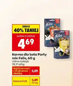 Biedronka Karma dla kota Party mix, różne rodzaje oferta