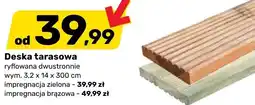 Bricomarche Deska tarasowa ryflowana dwustronnie oferta