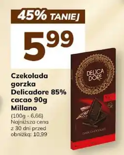 Hitpol Czekolada gorzka Delicadore 85% cacao 90g Millano oferta