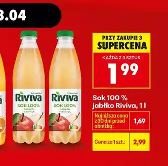 Biedronka Sok 100% jabłko oferta