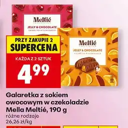 Biedronka Galaretka z sokiem owocowym w czekoladzie, różne rodzaje oferta