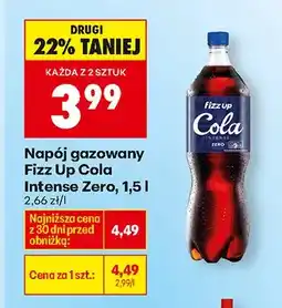 Biedronka Napój gazowany Cola Intense Zero oferta