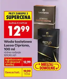 Biedronka Woda toaletowa Strong Impression oferta