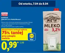 Lidl Mleko UHT 3,2% z Polskiej Mleczarni oferta