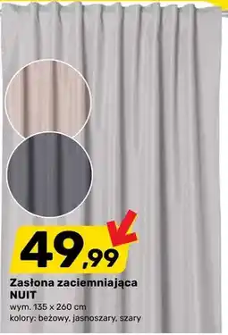 Bricomarche Zasłona zaciemniająca NUIT oferta