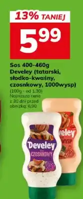 Hitpol Sos 400-460g Develey (czosnkowy, słodko-kwaśny, czosnkowy, 1000wysp) oferta