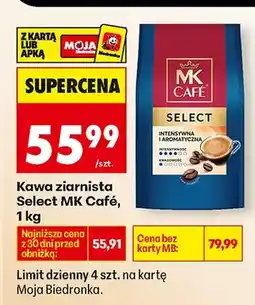 Biedronka Kawa ziarnista Select oferta
