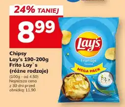 Hitpol Chipsy Lay's 190-200g Frito Lay's (różne rodzaje) oferta