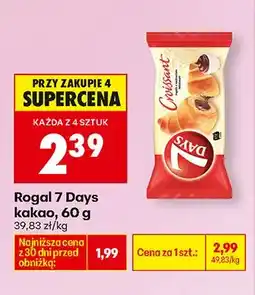 Biedronka Croissant kakao 7 Days oferta