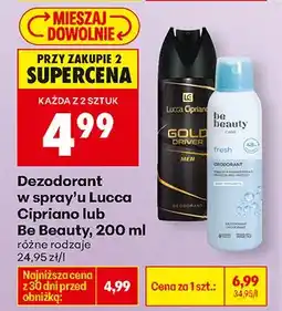 Biedronka Dezodorant w spray'u Gold Driven Men oferta