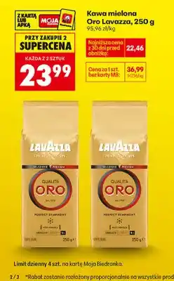 Biedronka Kawa mielona Oro oferta