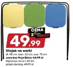 Bricomarche Stojak na worki oferta
