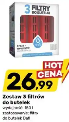 Zestaw 3 filtrów do butelek