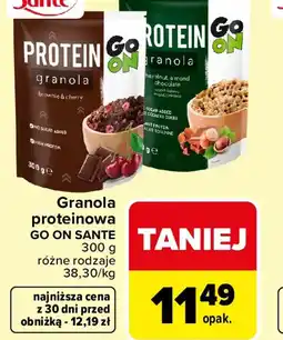 Carrefour Sante Granola proteinowa GO ON oferta