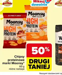 Carrefour Moonsy Chipsy proteinowe oferta
