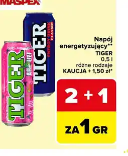 Carrefour Tiger napój energetyzujący oferta