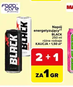 Carrefour Black napój energetyzujący oferta
