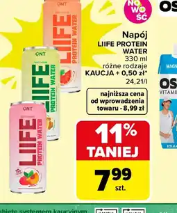 Carrefour QNT Napój Liife Protein Water oferta
