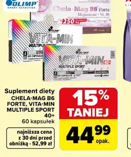 Carrefour Olimp Suplement Chela-Mag B6 / Vita-Min oferta
