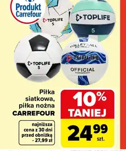 Carrefour Piłka siatkowa, piłka nożna Carrefour oferta