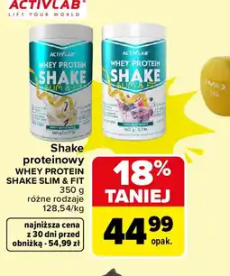 Carrefour ACTIVLAB Whey Protein Shake Slim & Fit oferta