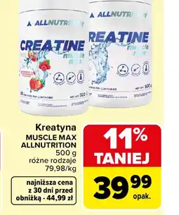 Carrefour Kreatyna Muscle Max Allnutrition oferta