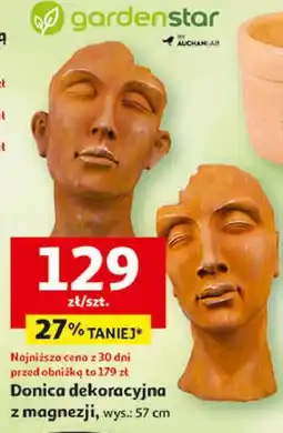 Auchan Donica dekoracyjna z magnezji, wys. 57 cm oferta