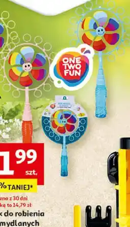 Auchan Wiatrak do robienia baniek mydlanych One Two Fun oferta