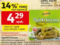 Auchan Ogórki kiszone oferta