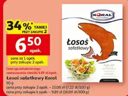 Auchan Łosoś sałatkowy Koral oferta