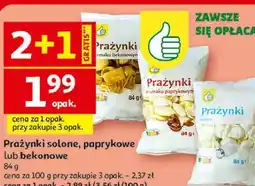 Auchan Prażynki solone, paprykowe lub bekonowe oferta