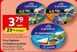 Auchan Sery topione w krążku Lactima oferta