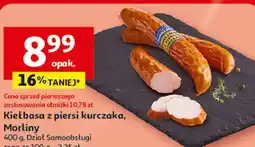 Auchan Kiełbasa z piersi kurczaka, Morliny oferta