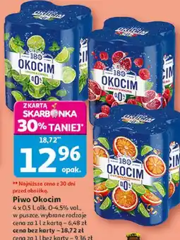 Auchan Piwo Okocim oferta