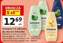 Auchan Szampon lub odżywka do włosów Schauma 250-400 ml, wybrane rodzaje oferta