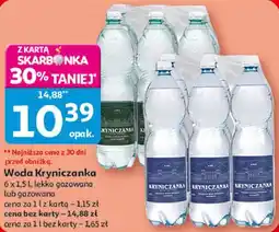 Auchan Woda Kryniczanka oferta
