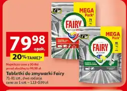 Auchan Tabletki do zmywarki Fairy oferta