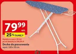 Auchan Deska do prasowania wym.: 110 x 33 cm oferta