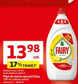 Auchan Płyn do mycia naczyń Fairy oferta