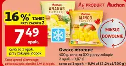 Auchan Owoce mrożone oferta