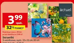 Auchan Serwetki actuel oferta