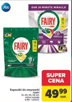 Carrefour Kapsułki do zmywarki FAIRY oferta