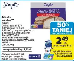 Carrefour Market Masło ekstra oferta